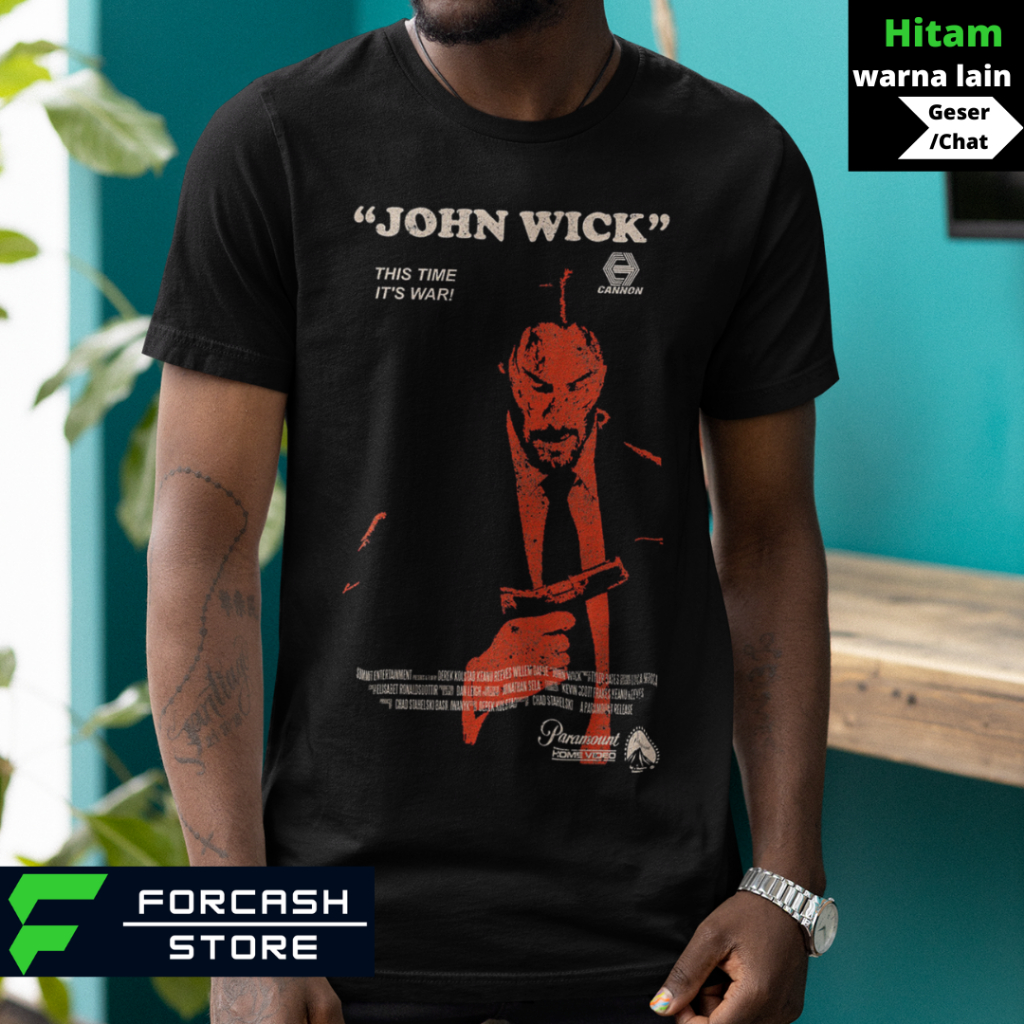 เสื้อยืด JOHN WICK MOVIE 1 | เสื้อยืดหนัง | เสื้อยืดจัมโบ้ไซส์ใหญ่ S - 7XL | เสื้อยืดพรีเมี่ยม | พร้