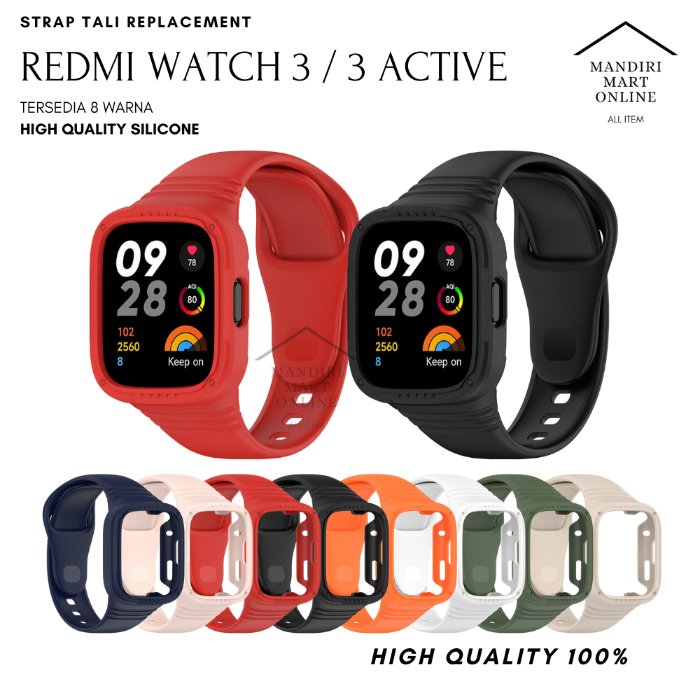 Redmi Watch 3 Strap / Redmi Watch 3 Active SET Replacement Strap Redmi Watch 3 Active Silicone Mater