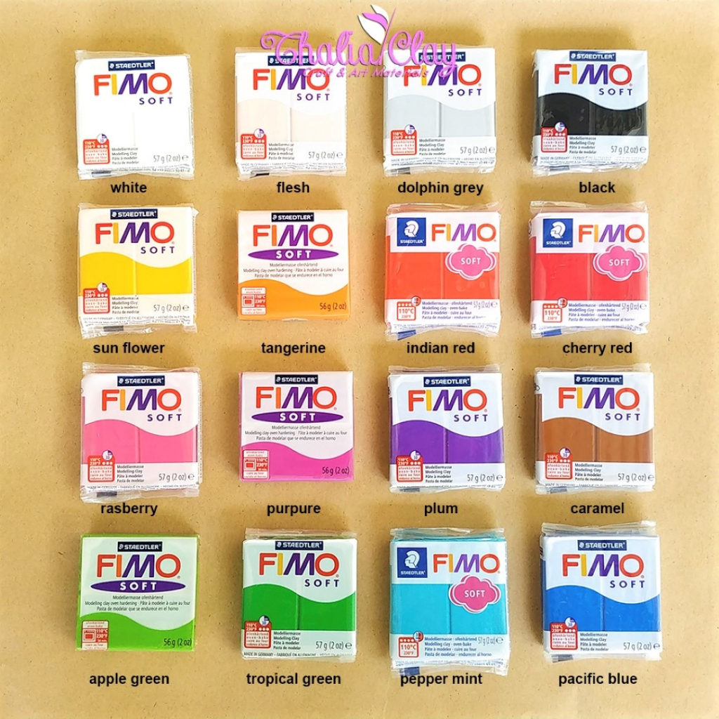 FIMO SOFT POLYMER CLAY MODELLING CLAY SCULPTING CLAY MATERIAL HAND CRAFTS