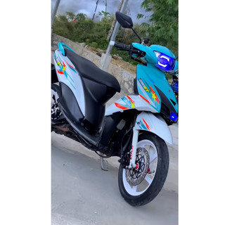Stiker Striping Mio GT Transparan Kombinasi Terbaru Keren