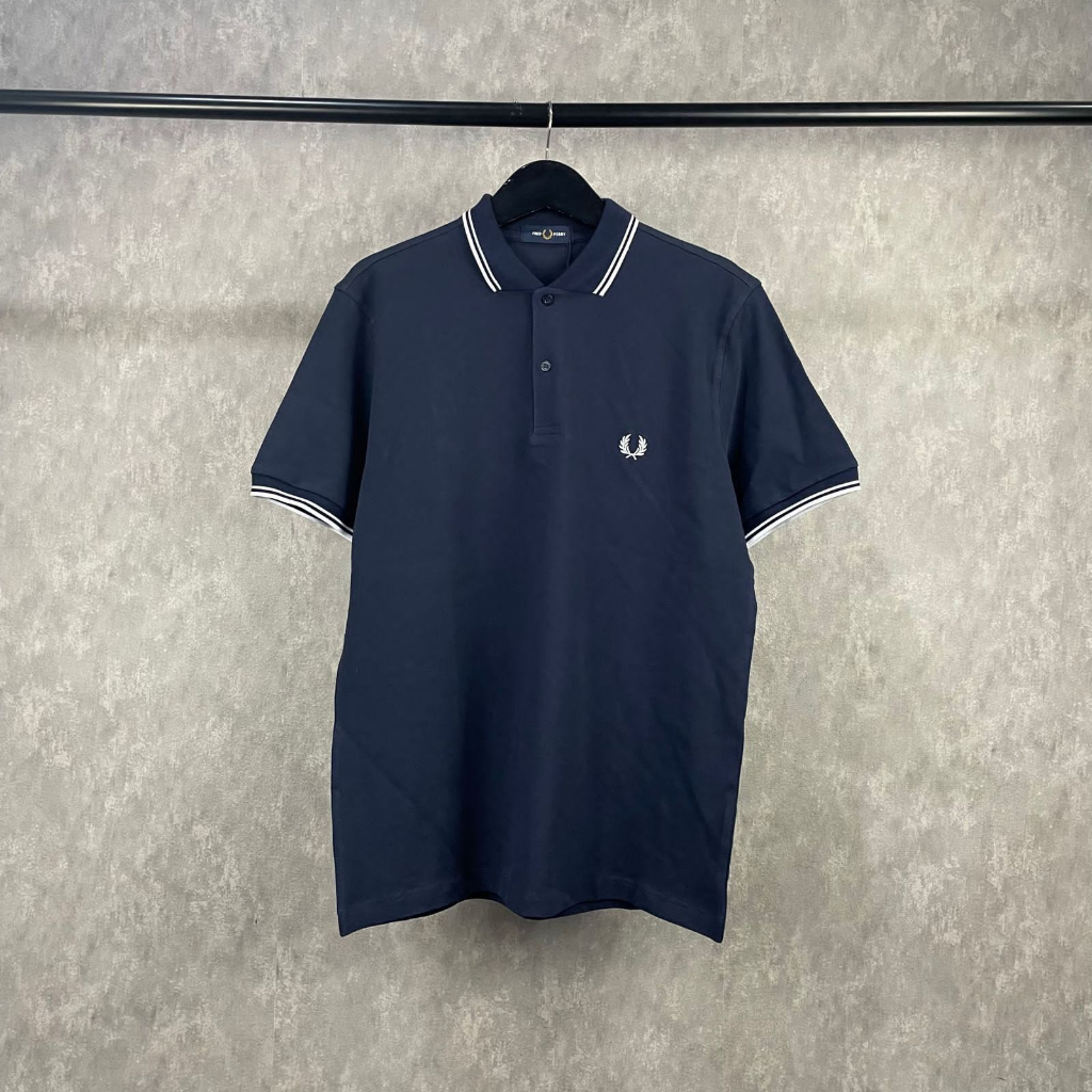 Polo FRED PERRY IMPORT Tops เสื้อยืดคอปกผู้ชาย MIRROR POLOSHIRT UNISEX