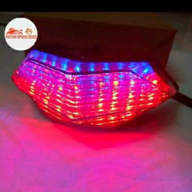 หัวฉีดนินจา 250 fi 250r z250 z300 โคมไฟหยุด led พร้อมไฟเลี้ยวสีเหลือง