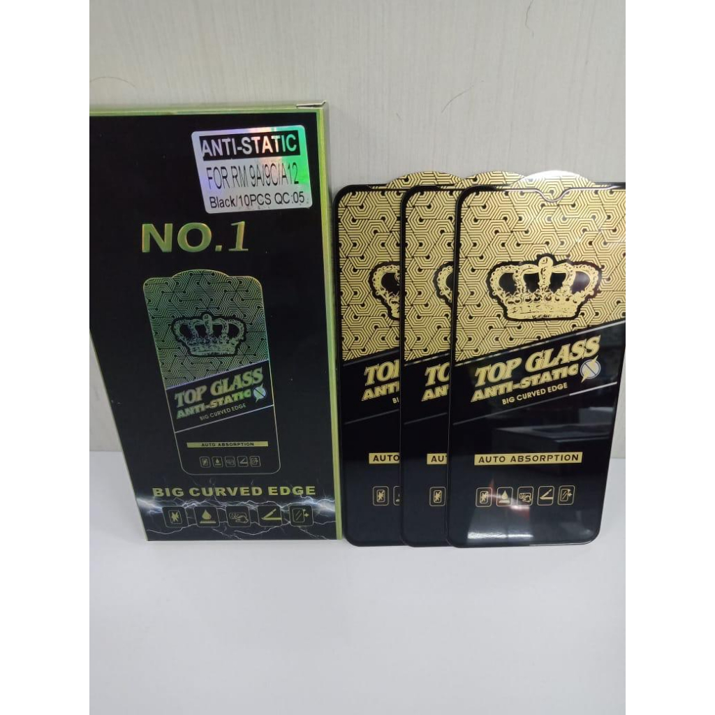กระจกนิรภัย เบอร์ 1 Anti static vivo Vivo Y20 - Y21s -Y22 - Y35 - Y51 2020 - Y16 - Y91 - Y91c - Y17-