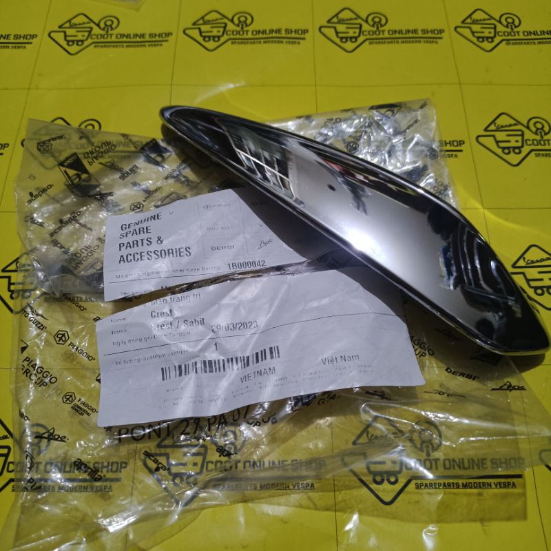 บังโคลนหน้าสําหรับ Vespa Matic Primavera LX 125 IGET Original Piaggio