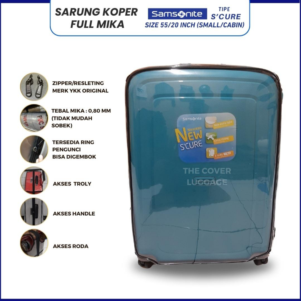 ผ้าคลุมกระเป๋าเดินทาง Fullmika แบบกําหนดเองสําหรับกระเป๋าเดินทาง Samsonite โดยเฉพาะรุ่น S& 39;Cure ข