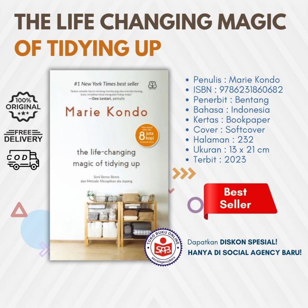 The Life Change Magic Of Tidying Up The Art Of Beres และ Tidying Up สไตล์ญี่ปุ่น - Marie Kondo