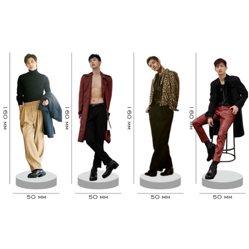 รูป KPOP BOYBAND TVXQ YUNHO CHANGMIN STANDEE รูป ACRYLIC KPOP BOYBAND DBSK UKNOW MAX