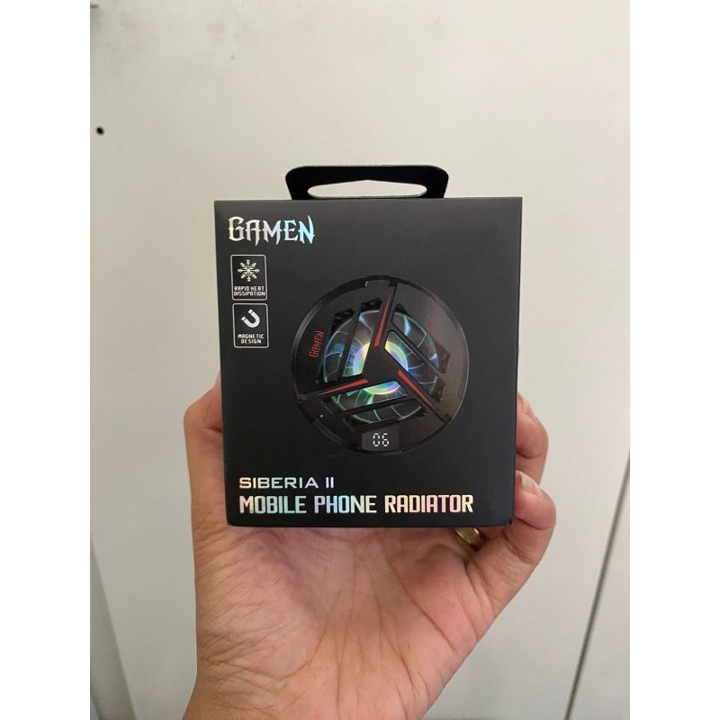 พัดลมระบายความร้อน Gamen หม้อน้ํา Siberia II การออกแบบแม่เหล็กสีดํา