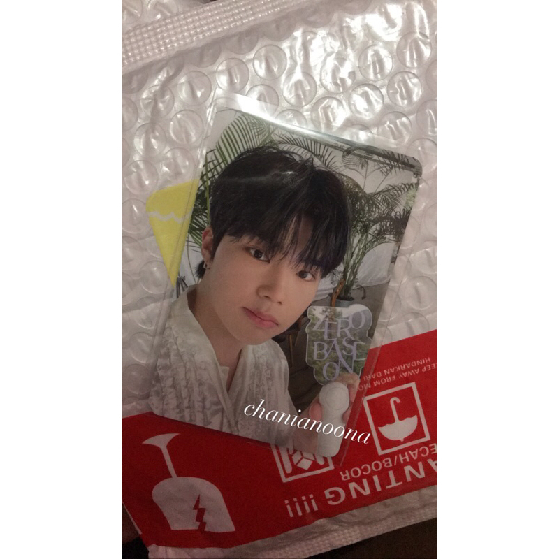 Photocard ZB1 FANCON BENEFIT 50k WON PC LS LIGHTSTICK
