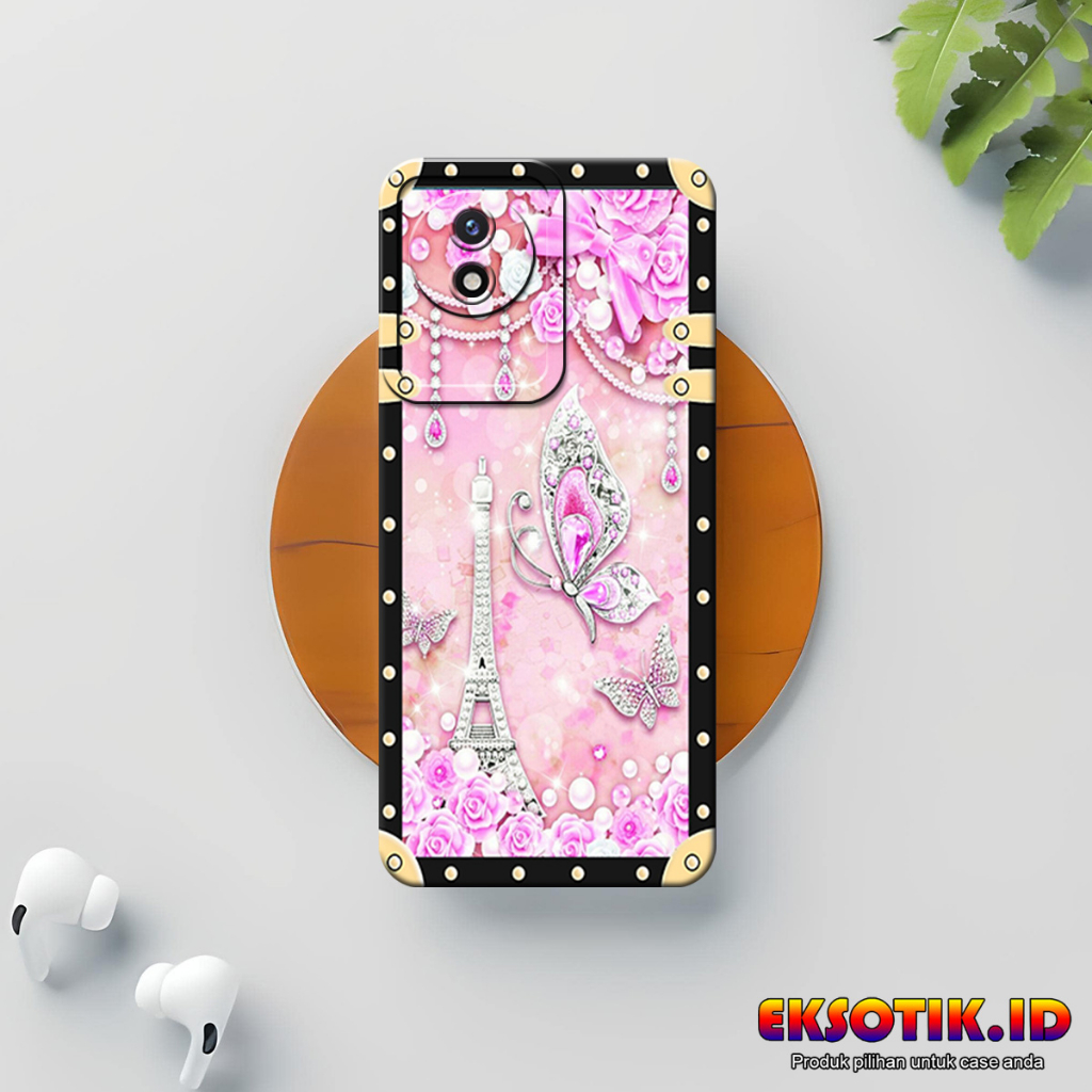 VIVO Y02T กรณี Eksotik.id VIVO Y02T ปลอก VIVO Y02T ซิลิโคนโทรศัพท์มือถือผิวอุปกรณ์เสริม Hardcase Sof