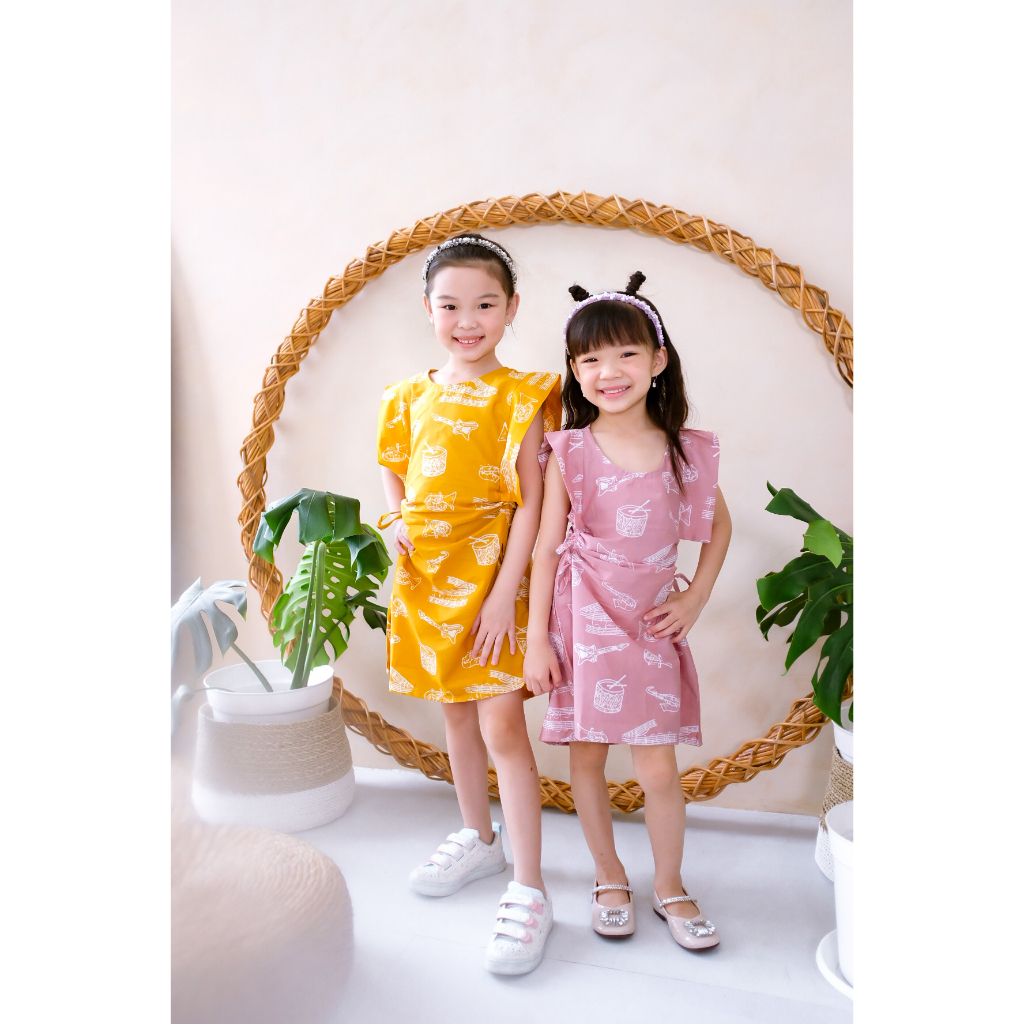 Bekids Harmony ชุดเดรสผ้าบาติกสําหรับเด็กผู้หญิง