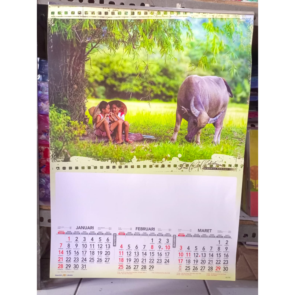 WALL CALENDAR QUARTERLY WALL CALENDAR YEAR 2026 ART OF LIFE