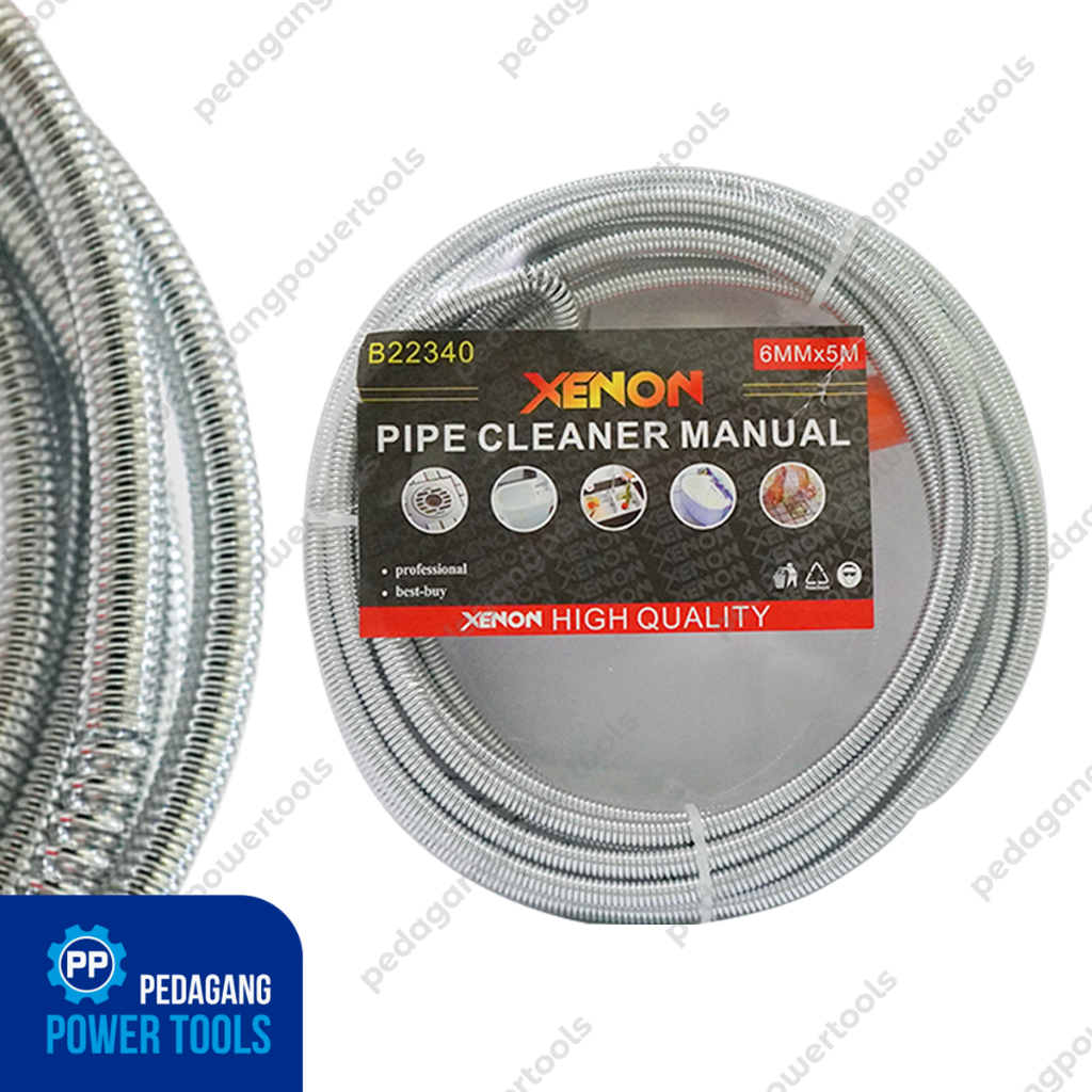 XENON PIPE CLEANER 5 เมตร MANUAL ANTI-CLOCK PIPE CLEANER B22340