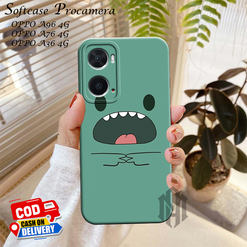 SOFTCASE PRO CAMERA OPPO A36/A76/A96 4G REALME 9i - PRO CAMERA - COOL CASE - SOFTCASE - OPPO SILICON