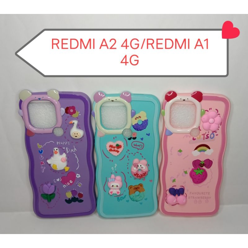 SOFTCASE WAVE PICTURE PLUS ตุ๊กตา 3D REDMI A1 PLUS