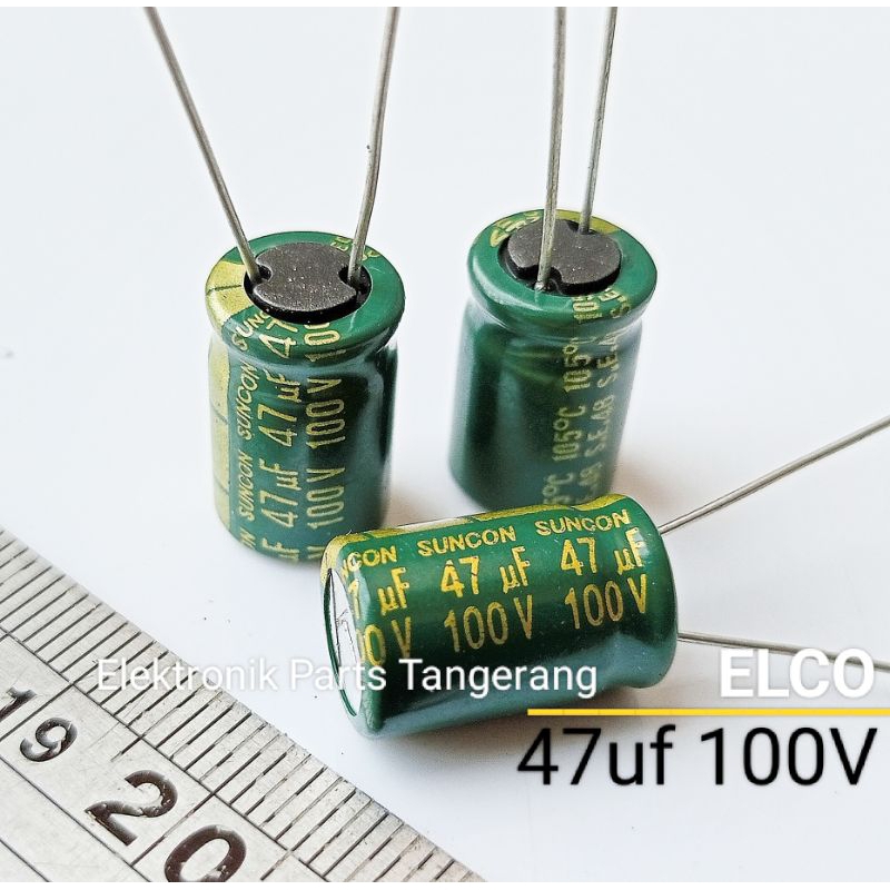ELCO CAPACITOR 47UF 100V ELCO CAPACITOR 47UF 100V ELCO CAPACITOR 100V 47UF ELCO 47UF 100VOLT