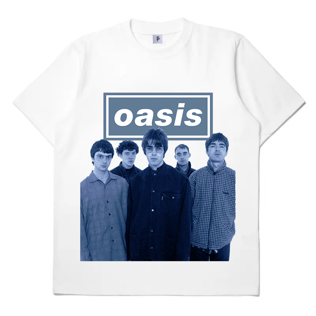 Oasis BAND เสื้อยืด ผ้าฝ้าย - OASIS COMBED 24S