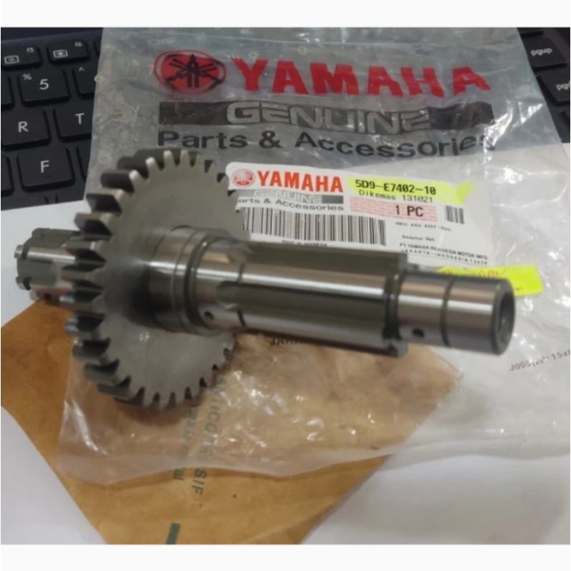เพลาเกียร์หน้าแท้แท้ Yamaha Vega ZR Vega RR Jupiter zx / 5D9-E7402-10