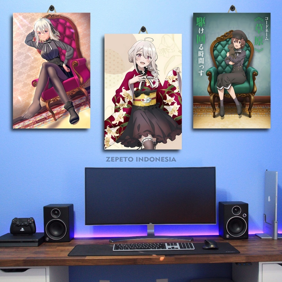 ความงาม Waifu อะนิเมะ Spy ห้องเรียนตกแต่งห้อง 20X30 / Zepeto อินโดนีเซีย / อะนิเมะที่กําหนดเอง Waifu