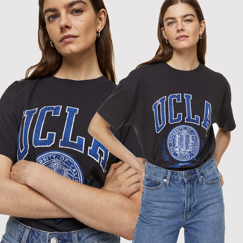 เสื้อยืด พิมพ์ลาย UCLA ขนาดใหญ่