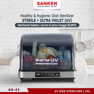 Sanken Dish Dryer Sterilizer Alat Steril Peralatan Makan DD-33UV