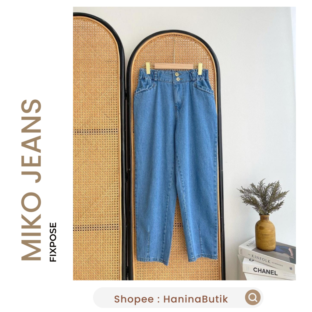 (READY TO SHIP) MIKO JEANS PANTS กางเกงผู้หญิง by FIXPOSE