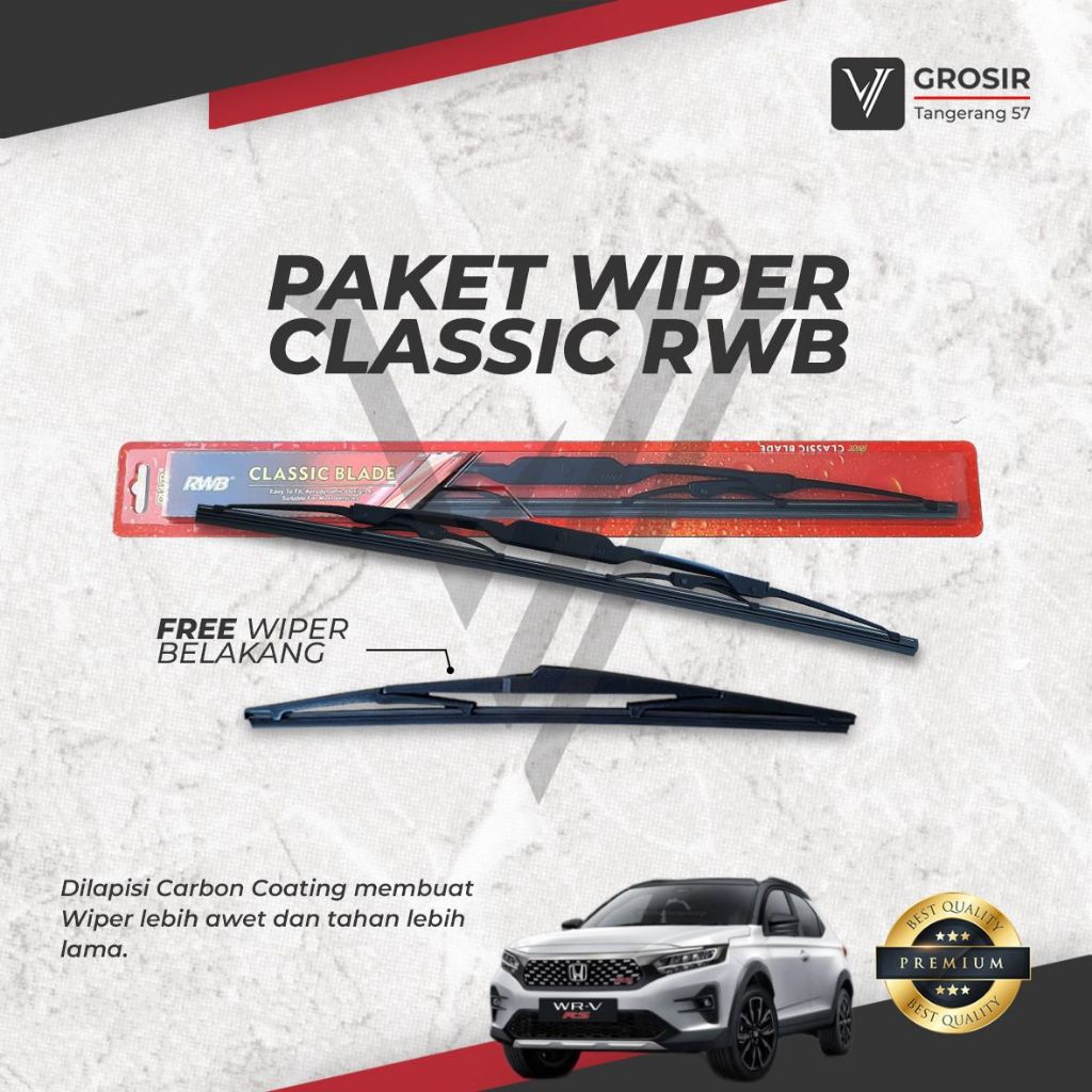 RWB CLASSIC PACKAGE HONDA WRV RS 2022 ด้านหน้าด้านหลัง 3 ชิ้น