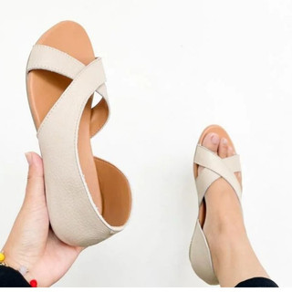 sandal fashion kulit garut terbaru