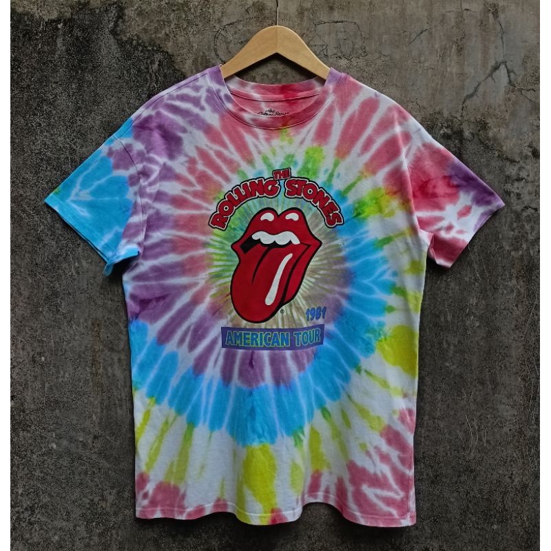 เสื้อยืด พิมพ์ลายวง The Rolling Stones Tour 1981