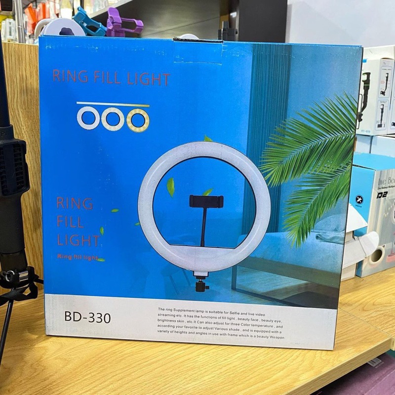 RINGLIGHT+TRIPOD LED 33CM VLOGER LIVE TIK TOK SHOPEE และอื่นๆ