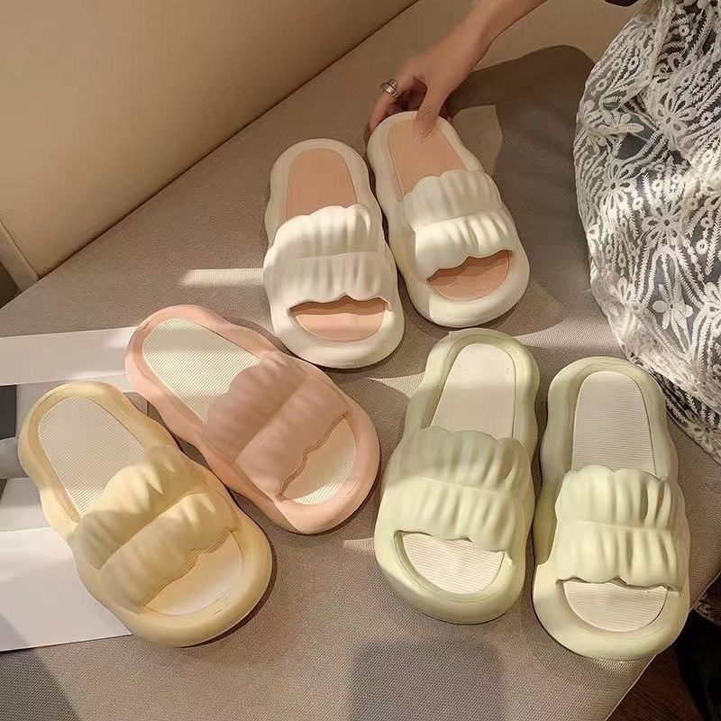 11.11 PUNCAK RUMAH168 SD17 CUTE PVC Slip On Sandals รองเท้าแตะยางผู้หญิง
