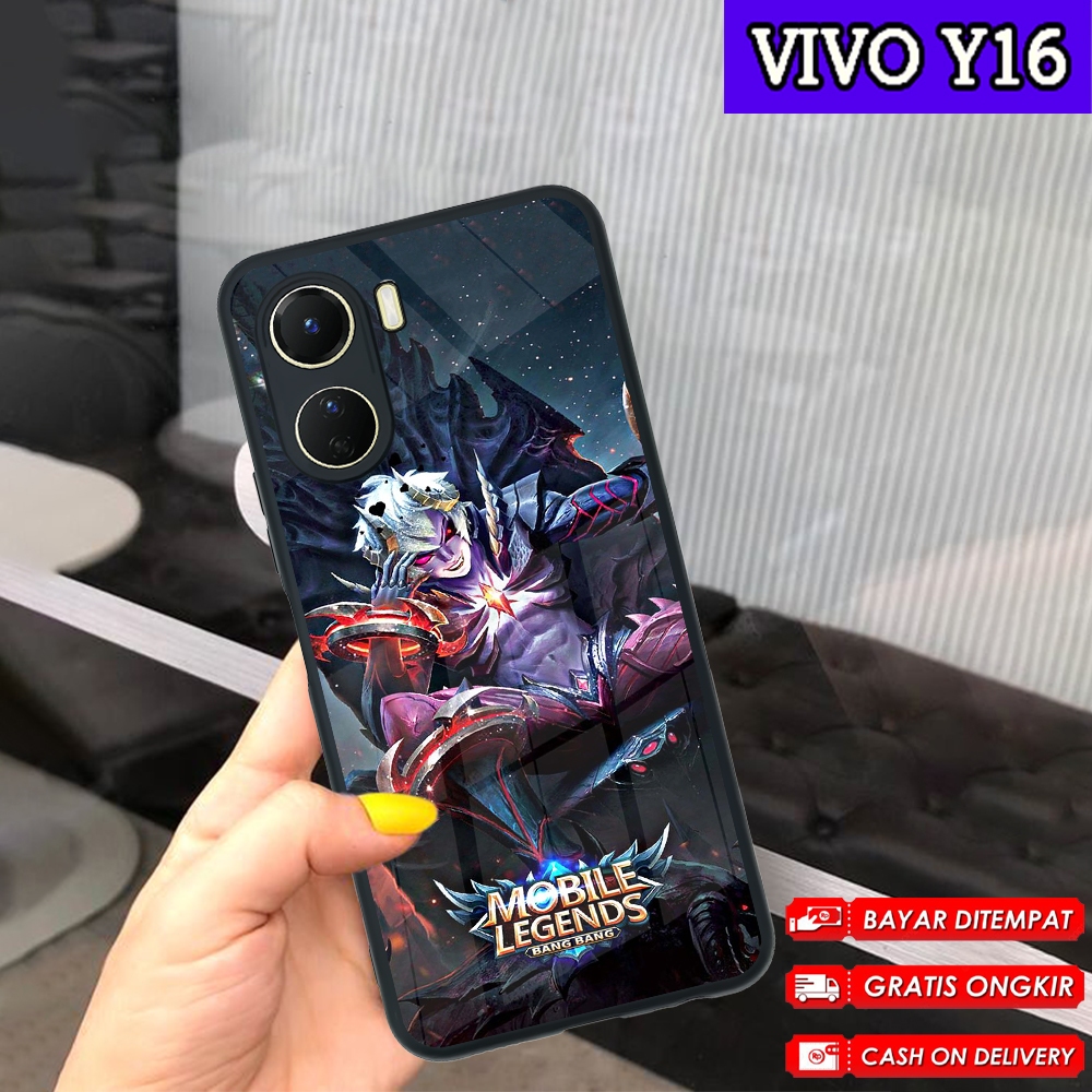 Hp [ML03] เคส Glossy X VIVO Y16 Casing Glitter Pic Motif HD MOBILE LEGEND ART | เคสโทรศัพท์มือถือ Vi