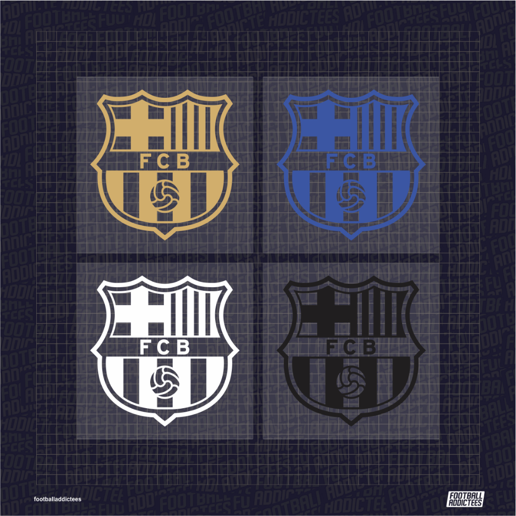 สติ๊กเกอร์ตัด BALL BARCELONA LOGO (8 ซม. x 8 ซม.)