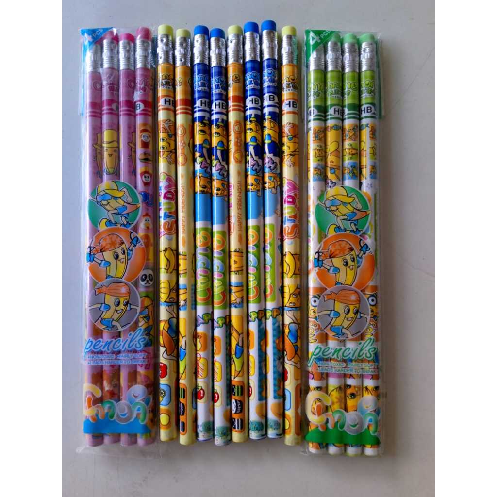 HB Chnone Pencil 1 ชุด (4 ชิ้น)