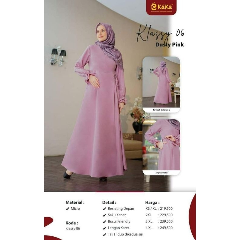 Gamis KEKE Klassy Dress 06