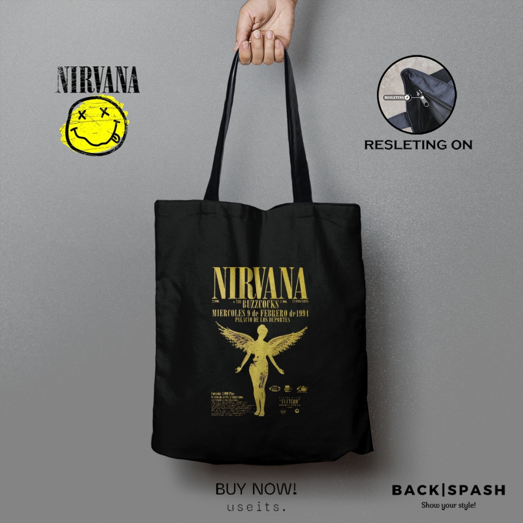 Nirvana Totebag - Nirvana THD Band Totebag