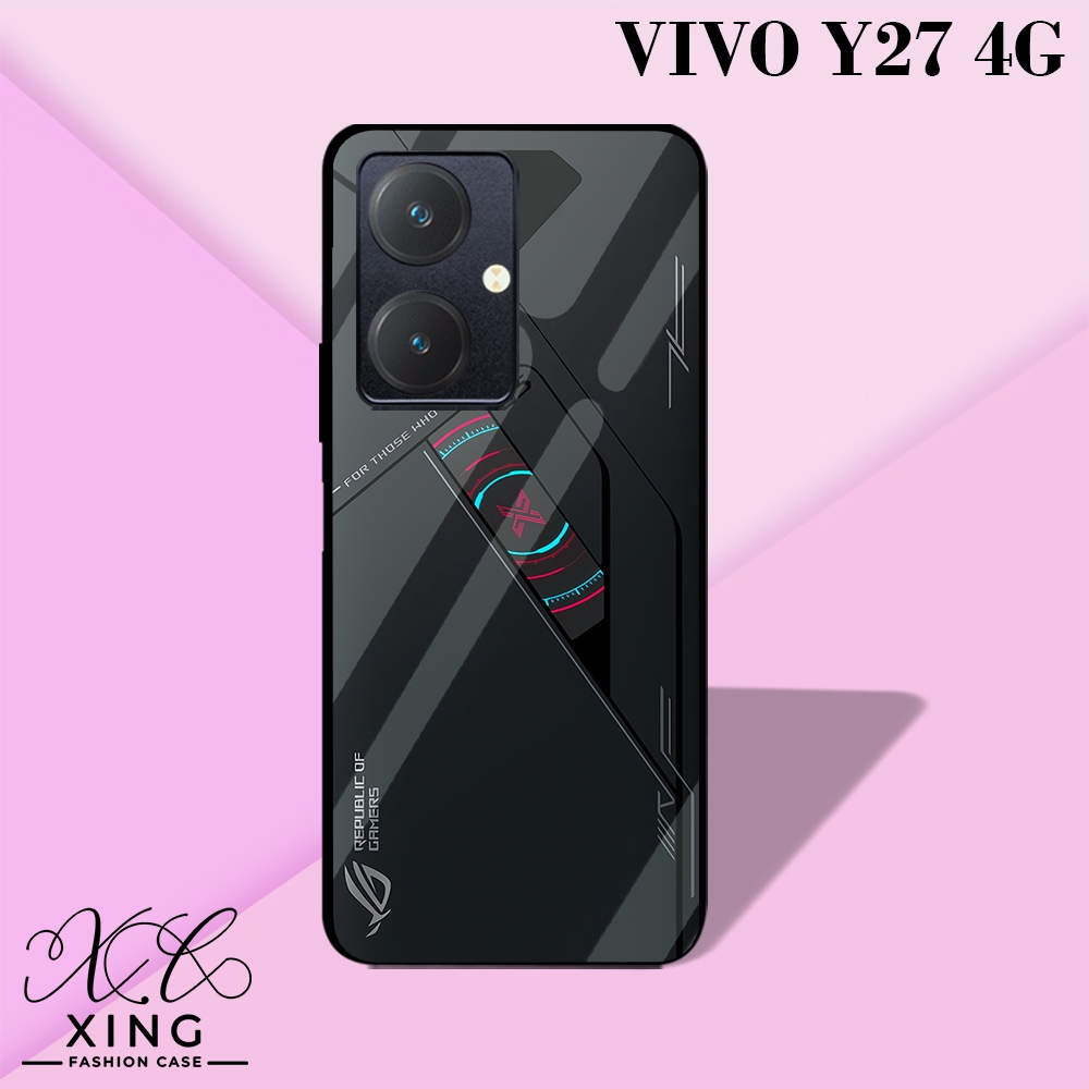 |EZ20|XING CASE VIVO Y27 4G SHINE พร้อมแก้ว EFFECTS | เคส HP SOFTCASE แบบกําหนดเอง | REALPICCT HD QU