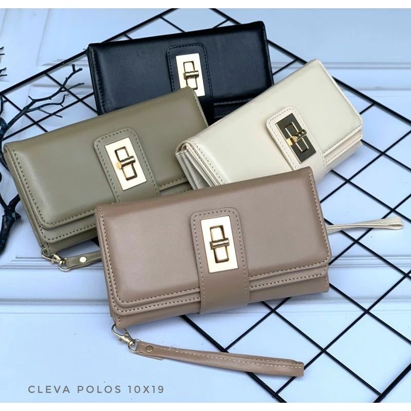 Hp Flo Long Folding Wallet เหมาะกับโทรศัพท์มือถือที่มีพื้นที่เยอะ/ Cleva Womens Long Wallet/ Lavina 