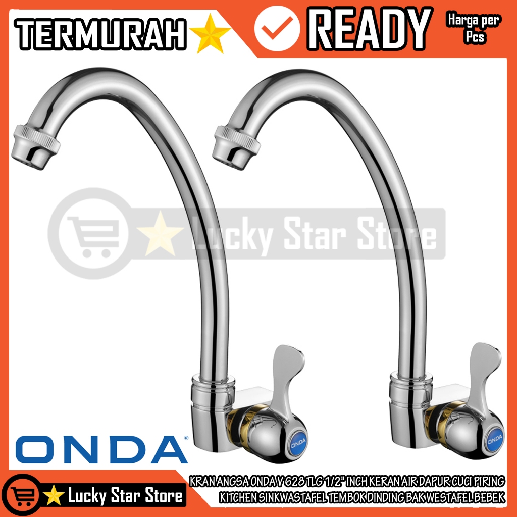 ONDA V 628 TLG 1/2" KITCHEN SINK WALL-MOUNTED DISHWASH FAUCET INCH KITCHEN SINK WALL-MOUNTED S WASH 