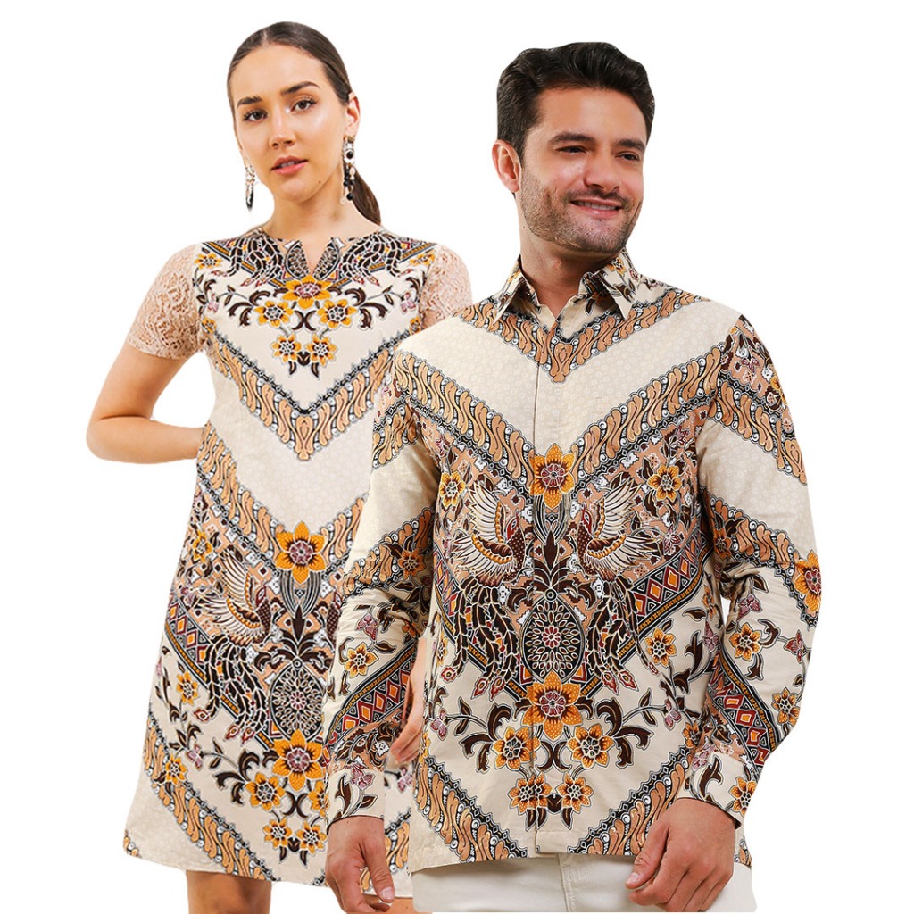 KEMEJA Rianty Batik คู่ Premium Sarimbit Dress เสื้อ Prada Javelin Jevelin