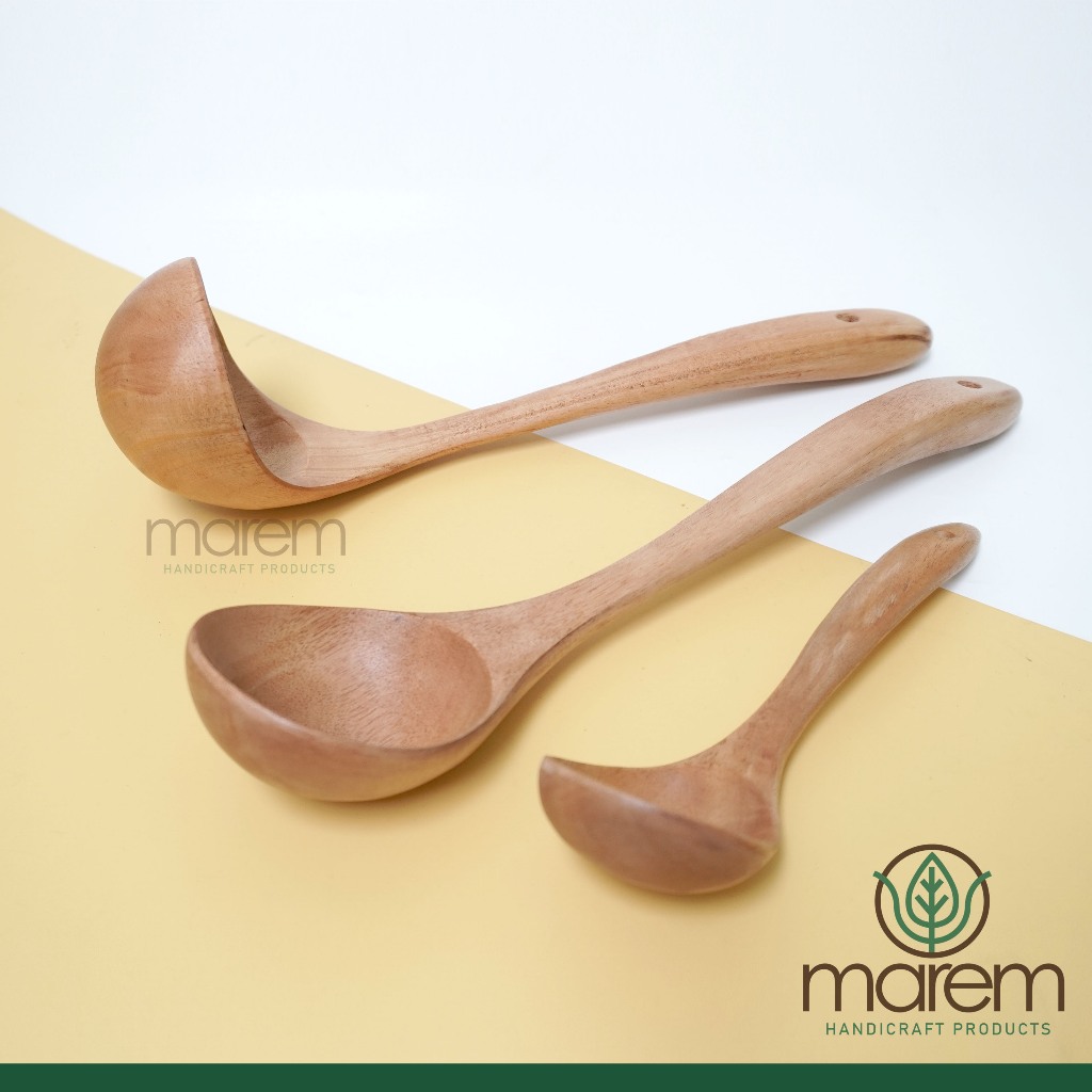 MAHOGNY WOOD VEGETABLE SPOON ผักไม้ SOUPOON| WOODEN SOUP SPOON 26 CM ราคา ถูกที่สุด ดีลบีเคเค แกลเลอรีภาพที่ 7