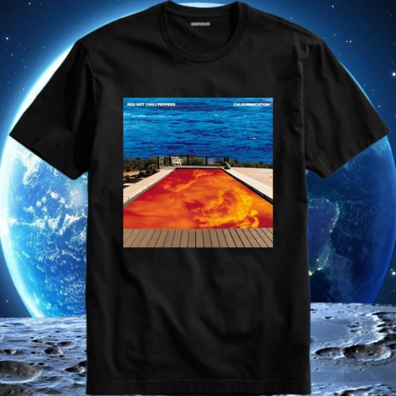เสื้อยืดผู้ชายชายหญิง Unisex Band RHCP Red Hot Chilli Peppers Pepers Californication