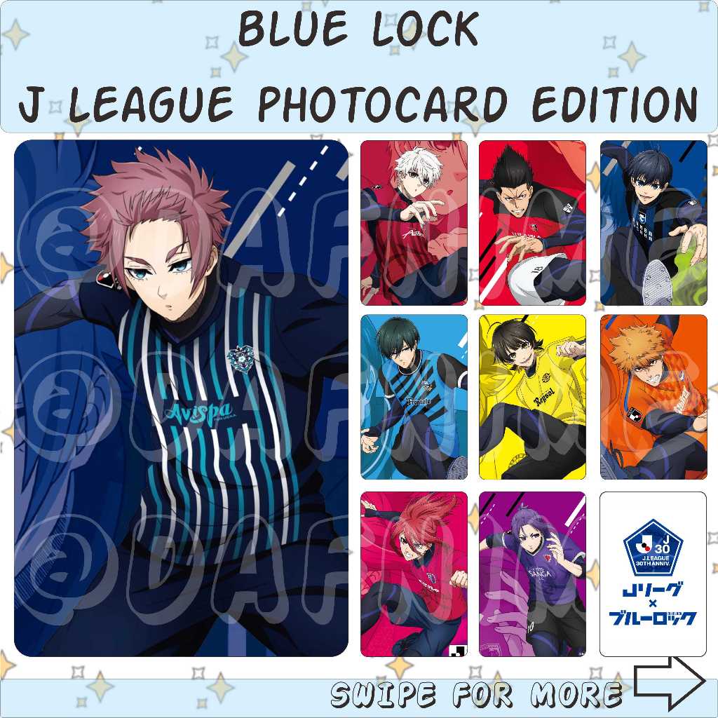 BLUE LOCK J LEAGUE EDITION อะนิเมะโฟโต้การ์ด
