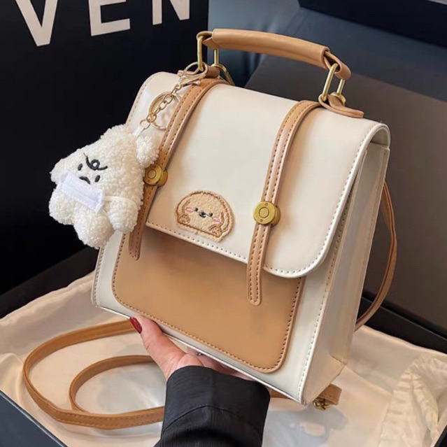 Ladiesbag - TAS RANSEL BAGPACK SELEMPANG HANDBAG ผู้หญิง GIRLS BAG SLINGBAG SELEMPANG SHOULDERBAG KONDANGAN LB 803