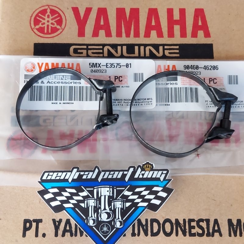 Clamp HOSE, CLAMP Clamps ยาง JOIN FILTER และ INTAKE MANIFOLD MANIPUL RX KING, RXS ORIGINAL YAMAHA 5MX-E3575-01