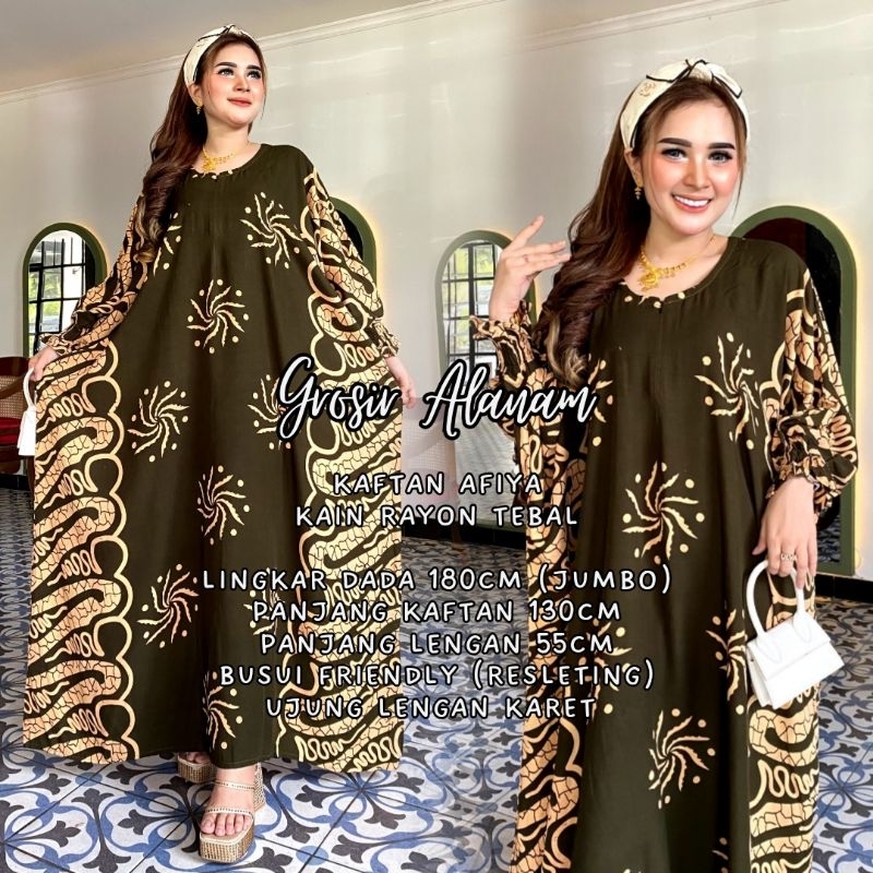 Afiya KAFTAN GAMIS - LALISA - AYANA - LATEST VINARA