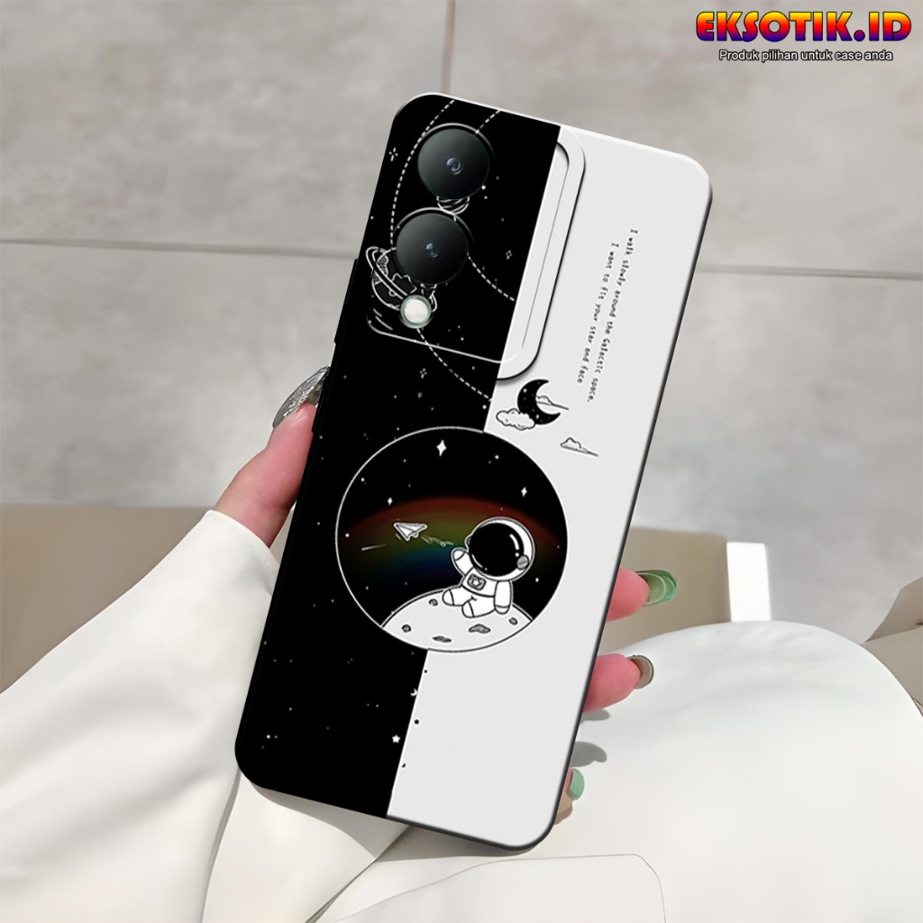 VIVO Y17S กรณี Eksotik.id VIVO Y17S ปลอก VIVO Y17S ซิลิโคนโทรศัพท์มือถือผิวอุปกรณ์เสริม Hardcase Sof