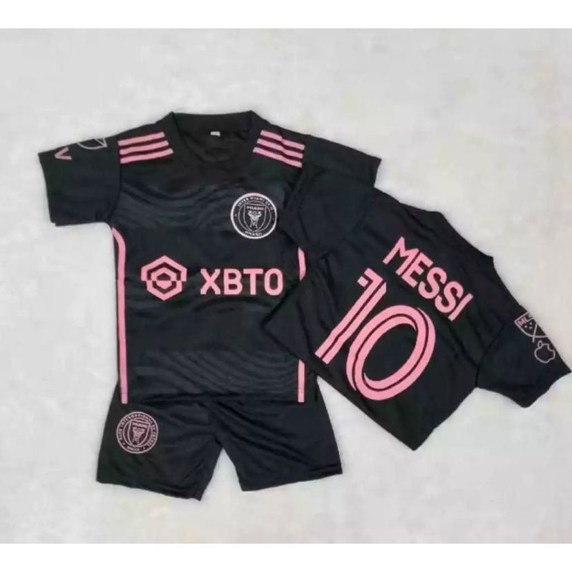 MESSI INTER MIAMI KIDS JERSEY 2023 2024 HOME CLUB FOOTBALL สามารถชําระเงินปลายทางได้
