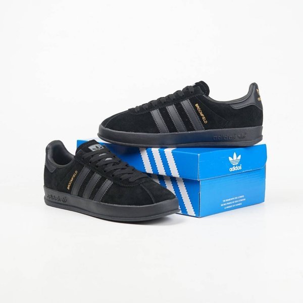 Adidas Broomfield รองเท้าผ้าใบสีดําล้วน Men& 39;s & ผู้หญิง& 39;s School รองเท้า