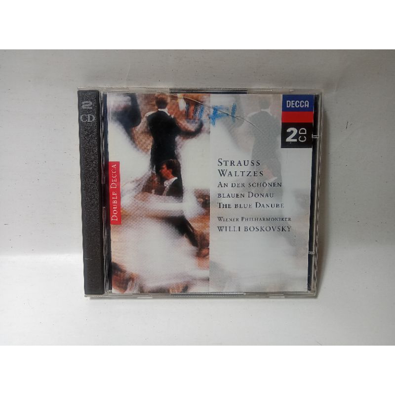 CD Strauss Waltzes - Wiener Philharmniker/Willi Boskovsky (2 แผ่น)